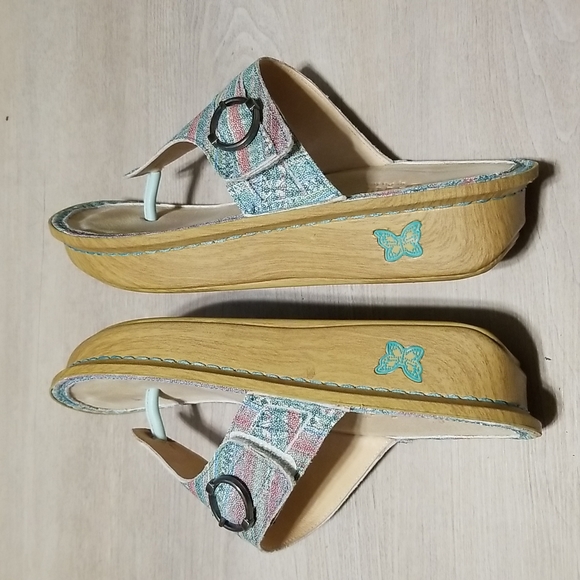 EUC Alegria Codi Seascape Flip Flop Size 10.5 - Picture 10 of 12